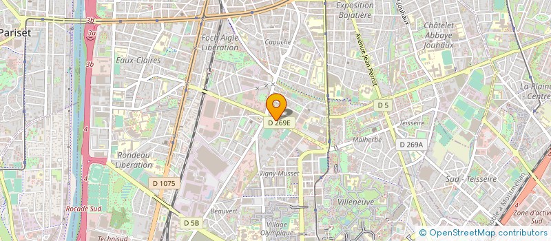 localisation de l'entreprise MAISON JEUNES ET DE LA CULTURE à GRENOBLE