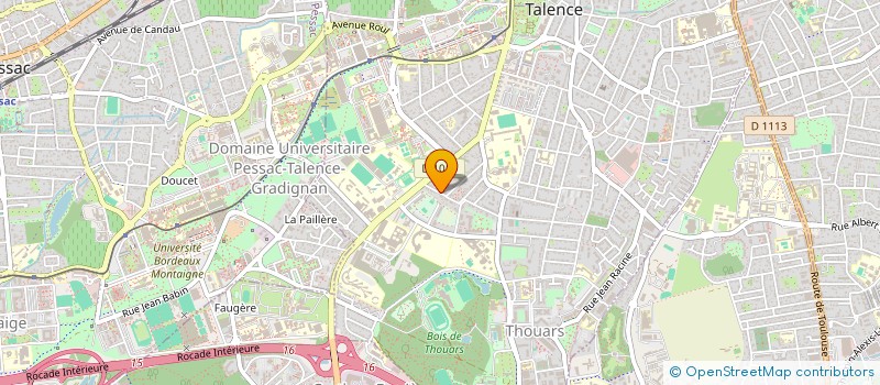 localisation de l'entreprise MAISON JL SOINS & TECHNOLOGIE  TALENCE