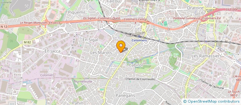 localisation de l'entreprise MAISON JMT-AS à COLOMIERS