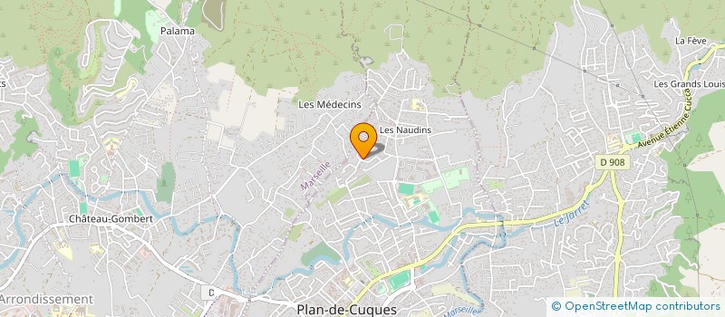 localisation de l'entreprise MAISON JOA  PLAN-DE-CUQUES