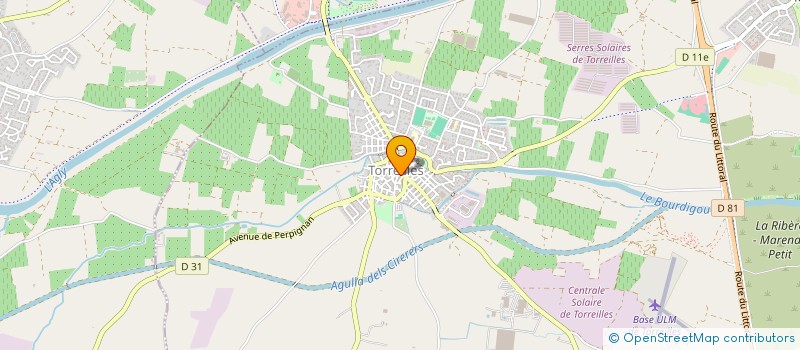 localisation de l'entreprise MAISON JOHN  TORREILLES