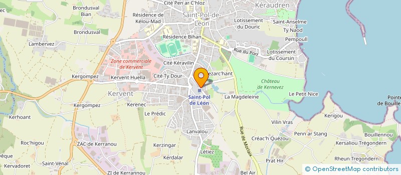localisation de l'entreprise MAISON JOSEPH SEVERE à SAINT-POL-DE-LEON