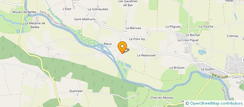 localisation de l'entreprise MAISON JOSSOT à LA GACILLY