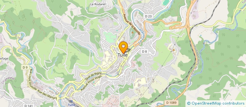 localisation de l'entreprise MAISON JULIEN  TULLE