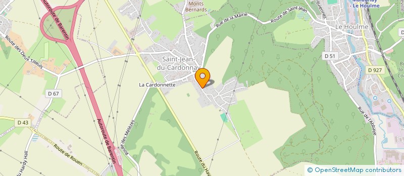 localisation de l'entreprise MAISON JULOR  SAINT-JEAN-DU-CARDONNAY