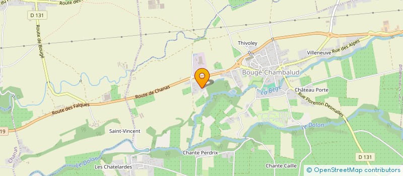 localisation de l'entreprise MAISON JURY à BOUGE-CHAMBALUD