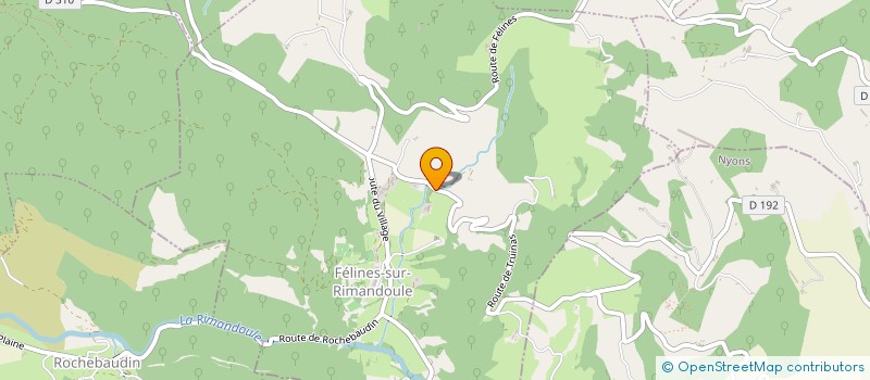 localisation de l'entreprise MAISON K  FELINES-SUR-RIMANDOULE