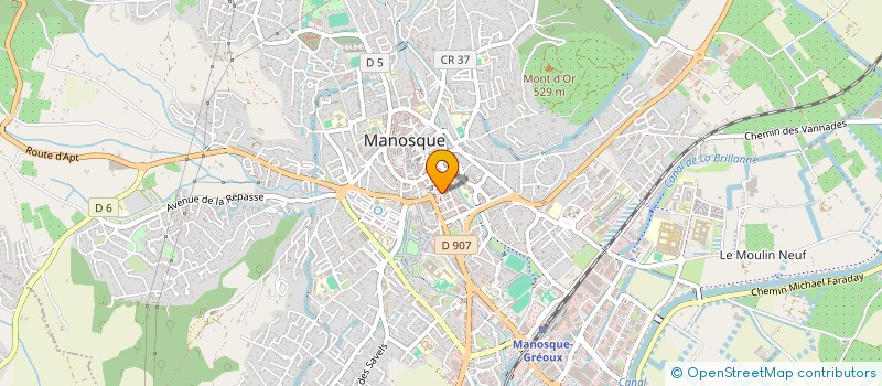 localisation de l'entreprise MAISON KALIA à MANOSQUE