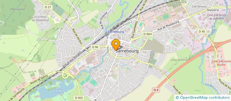 localisation de l'entreprise MAISON KEIME-NASSOY à SARREBOURG