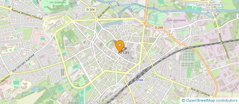 localisation de l'entreprise MAISON KERA à ARRAS