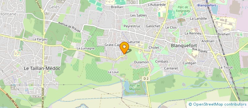 localisation de l'entreprise MAISON KLEOS  BLANQUEFORT