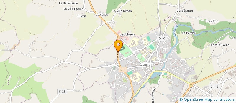 localisation de l'entreprise MAISON KOLIBRI  QUINTIN