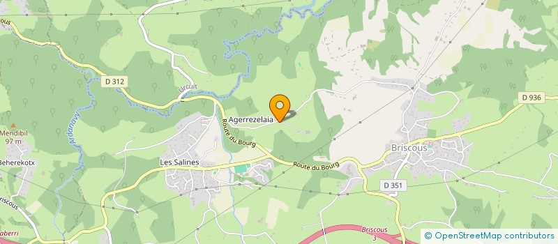 localisation de l'entreprise MAISON KURUTXETA à BRISCOUS