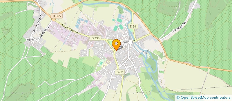 localisation de l'entreprise MAISON L'AROME  CHABLIS