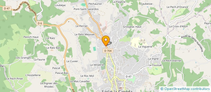 localisation de l'entreprise MAISON L&S  SARLAT-LA-CANEDA