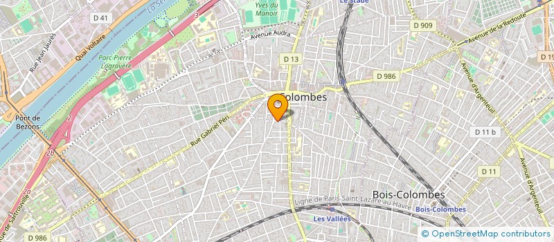 localisation de l'entreprise MAISON LA BAUME à COLOMBES