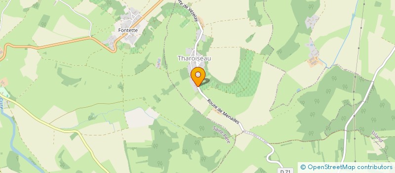 localisation de l'entreprise MAISON LA CROIX MONTJOIE  THAROISEAU