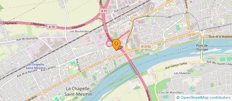 localisation de l'entreprise MAISON LA GOUSSE à LA CHAPELLE-SAINT-MESMIN