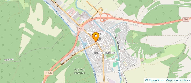 localisation de l'entreprise MAISON LA LOUISE  LIGNY-EN-BARROIS