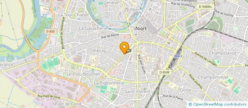 localisation de l'entreprise MAISON LA PORTE ROUGE  NIORT