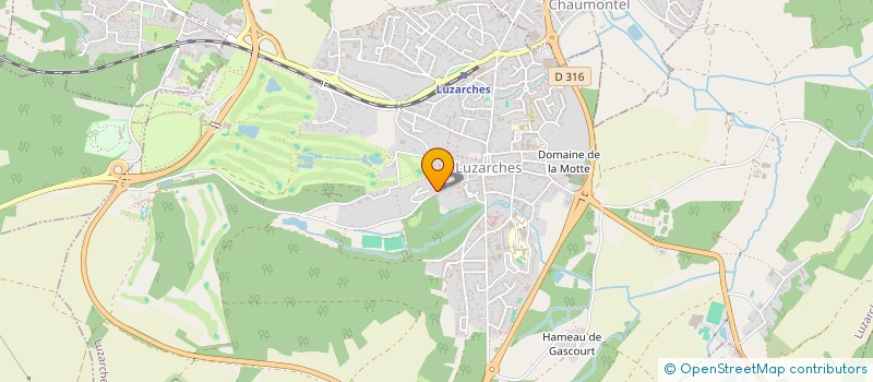 localisation de l'entreprise MAISON LA SOURCE  LUZARCHES