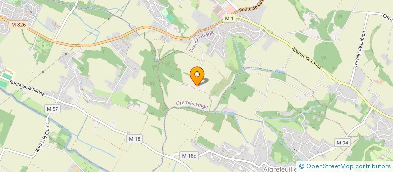 localisation de l'entreprise MAISON LA TERRASSE  DREMIL-LAFAGE