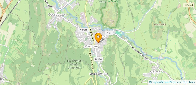 localisation de l'entreprise MAISON LA VIGNERONNE  MACORNAY