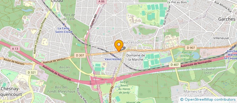 localisation de l'entreprise MAISON LAIGNEAU  VAUCRESSON