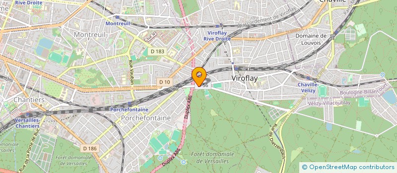 localisation de l'entreprise MAISON LAINE  VIROFLAY