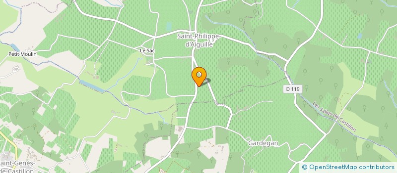 localisation de l'entreprise MAISON LAMARTINE  SAINT-PHILIPPE-D'AIGUILLE