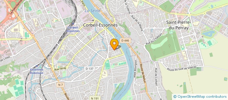 localisation de l'entreprise MAISON LAMIR à CORBEIL-ESSONNES