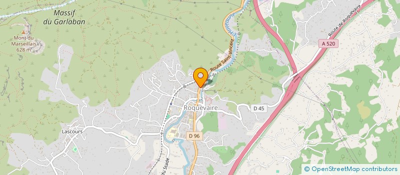 localisation de l'entreprise MAISON LAMOUR à ROQUEVAIRE