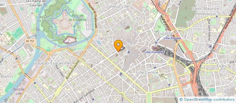 localisation de l'entreprise MAISON LANDEMAINE LILLE à LILLE
