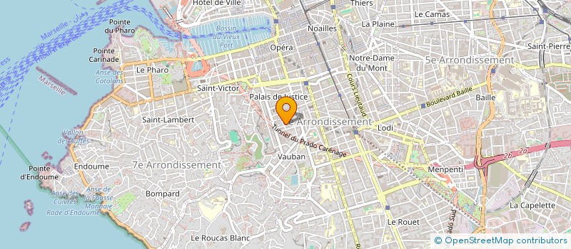 localisation de l'entreprise MAISON LANDOLFI à MARSEILLE