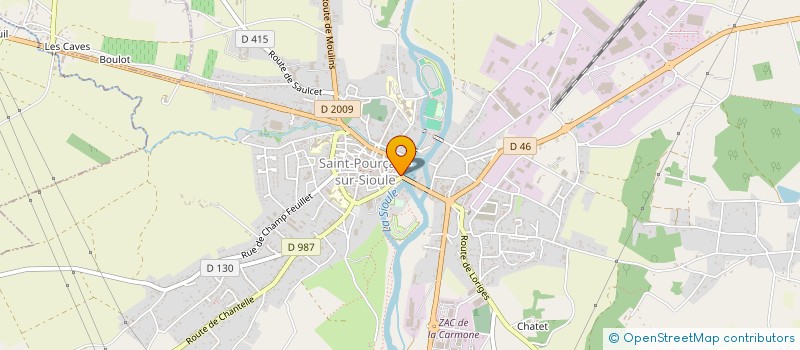 localisation de l'entreprise MAISON LANDRIEAUX à SAINT-POURCAIN-SUR-SIOULE