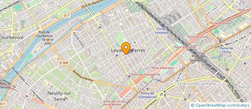 localisation de l'entreprise MAISON LAURENT ET ASSOCIES à LEVALLOIS-PERRET