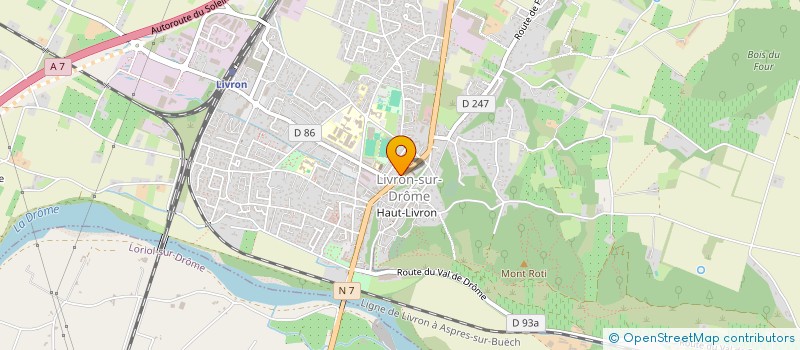 localisation de l'entreprise MAISON LAZARE  LIVRON-SUR-DROME