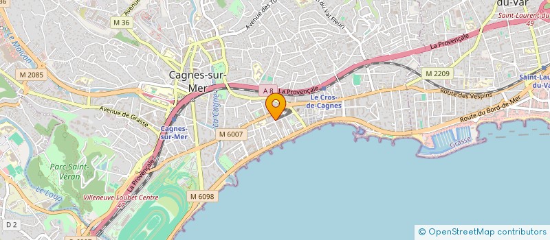 localisation de l'entreprise MAISON LCB FRANCE à CAGNES-SUR-MER