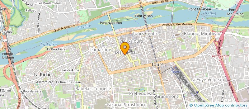 localisation de l'entreprise MAISON LE DANTEC  TOURS