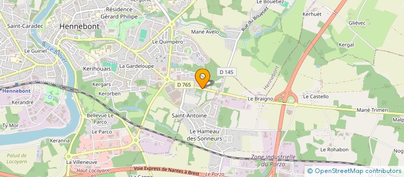 localisation de l'entreprise MAISON LE HENO  MERLEVENEZ