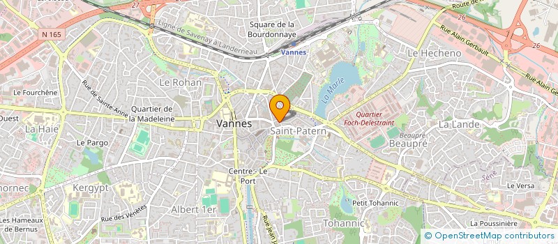 localisation de l'entreprise MAISON LE LUHERNE & CIE à VANNES