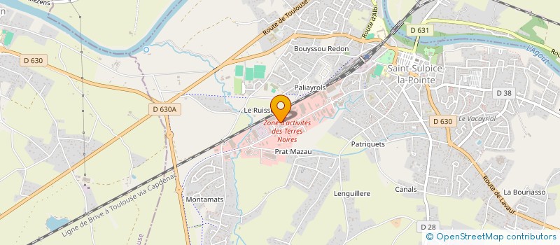 localisation de l'entreprise MAISON LE NUMIDE  SAINT-SULPICE-LA-POINTE