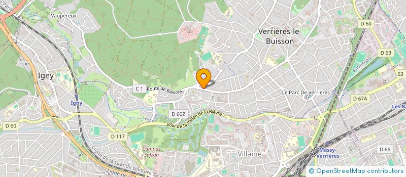 localisation de l'entreprise MAISON LECORDIER à VERRIERES-LE-BUISSON
