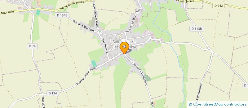 localisation de l'entreprise MAISON LEDIEU-REPORT  SAINT-HILAIRE-LEZ-CAMBRAI