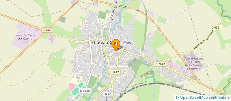 localisation de l'entreprise MAISON LEDRU  LE CATEAU-CAMBRESIS