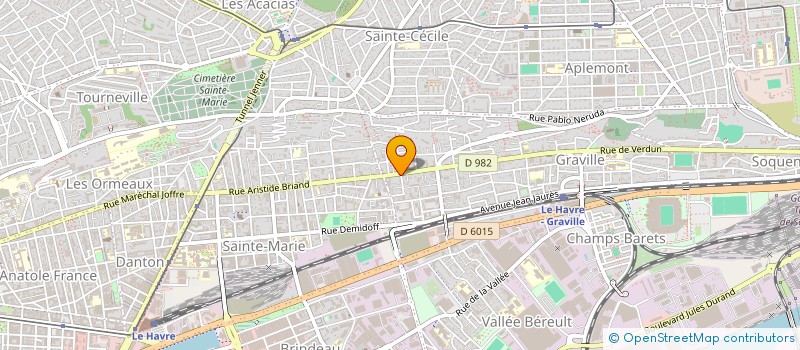 localisation de l'entreprise MAISON LEFAY  LE HAVRE