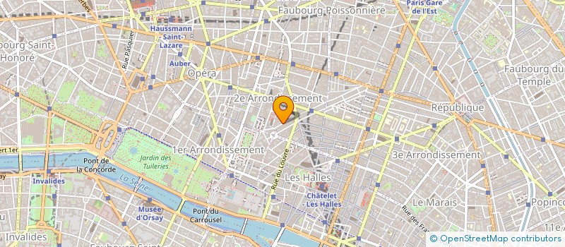 localisation de l'entreprise MAISON LELIEVRE à PARIS