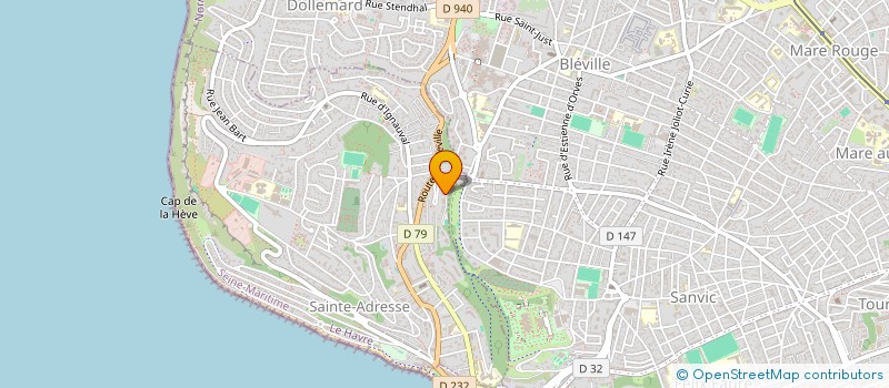 localisation de l'entreprise MAISON LEMAISTRE  SAINTE-ADRESSE