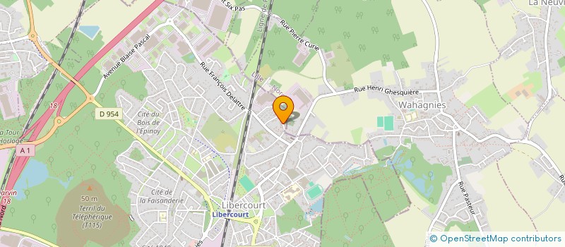 localisation de l'entreprise MAISON LEMAITRE  LIBERCOURT