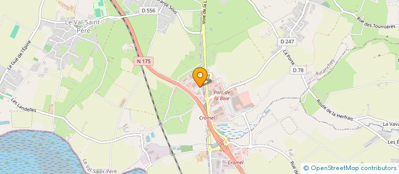 localisation de l'entreprise MAISON LEMETAYER TRAITEUR  LE VAL-SAINT-PERE